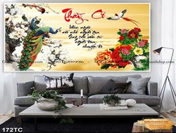 Tranh Chim Công GTD13