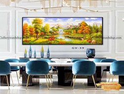 Tranh sơn dầu sơn thủy GTD21