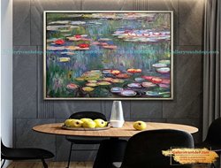 Tranh Hoa Súng Monet GTD04