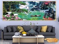 Tranh Phong Thủy Tùng Hạc Diên Niên GTD32