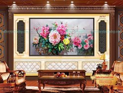 Tranh Hoa Mẫu Đơn Đẹp GTD27