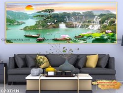 Tranh Phong Thủy Tùng Hạc Diên Niên GTD34