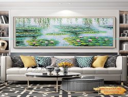 Tranh Hoa Súng Monet GTD01