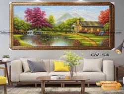 Tranh sơn dầu phong cảnh đẹp GTD12
