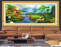 Tranh Tùng Hạc Diên Niên GTD03