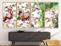 Tranh Tứ Quý GTD18