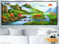 Tranh Sơn Thủy Đẹp GTD34