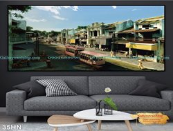 Tranh Phố Hà Nội Xưa GTD30