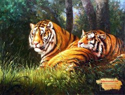 Tranh Hổ Phong Thủy GTD30