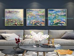 Tranh Hoa Súng Monet GTD05
