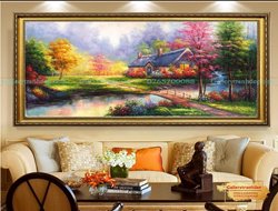 Tranh sơn dầu phong cảnh đẹp GTD01
