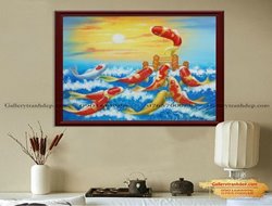 Tranh Cửu Ngư Quần Hội GTD30