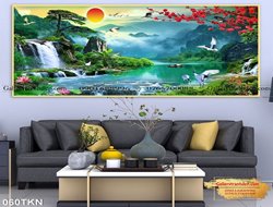 Tranh Sơn DầuTùng Hạc GTD30
