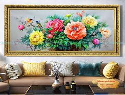Tranh Hoa Mẫu Đơn Đẹp GTD26