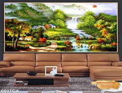 Tranh Treo Tường Phong Thủy Phòng Khách GTD34